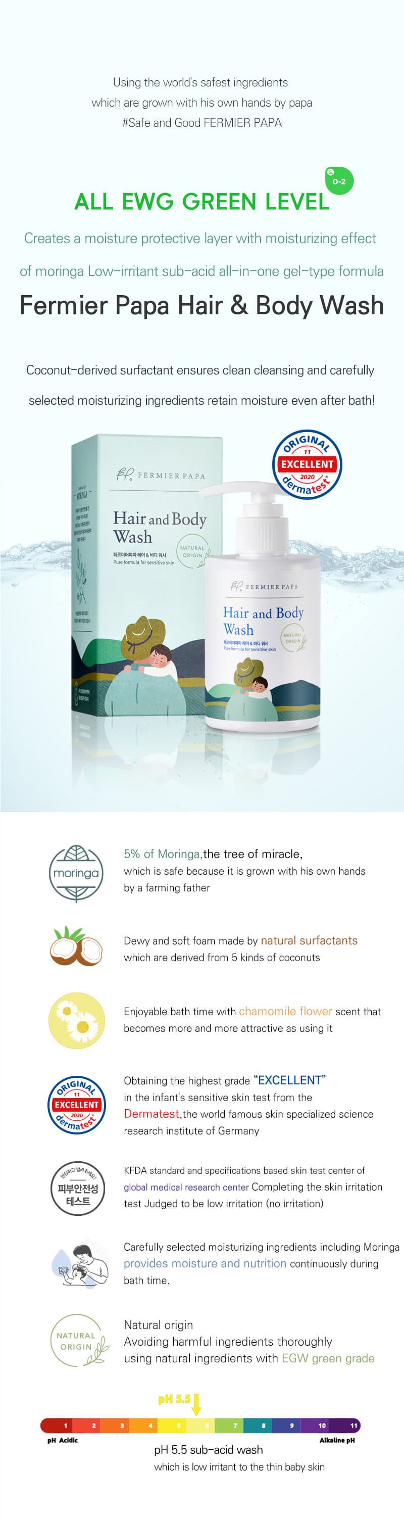 Fermier papa Hair And Body Wash