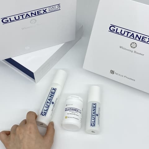Glutanex Day &amp; Night Kit Total Whitening Care Set 
