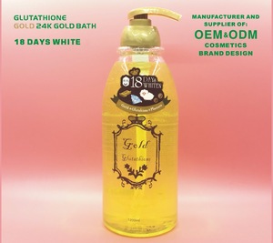 glutathione 24k golk shower gel