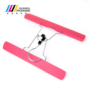 Guangzhou Factory Wholesale Cheap Custom Wooden Material Hair Extension Packaging Hanger