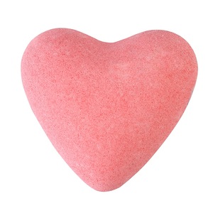 handmade fizzer heart bubble kids bath bombs