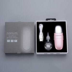 Hot sale battery powered facial massage multi-functional beauty equipment with mist spray