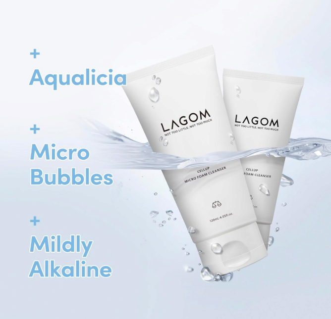 LAGOM Cellup Micro Foam Cleanser 120ml