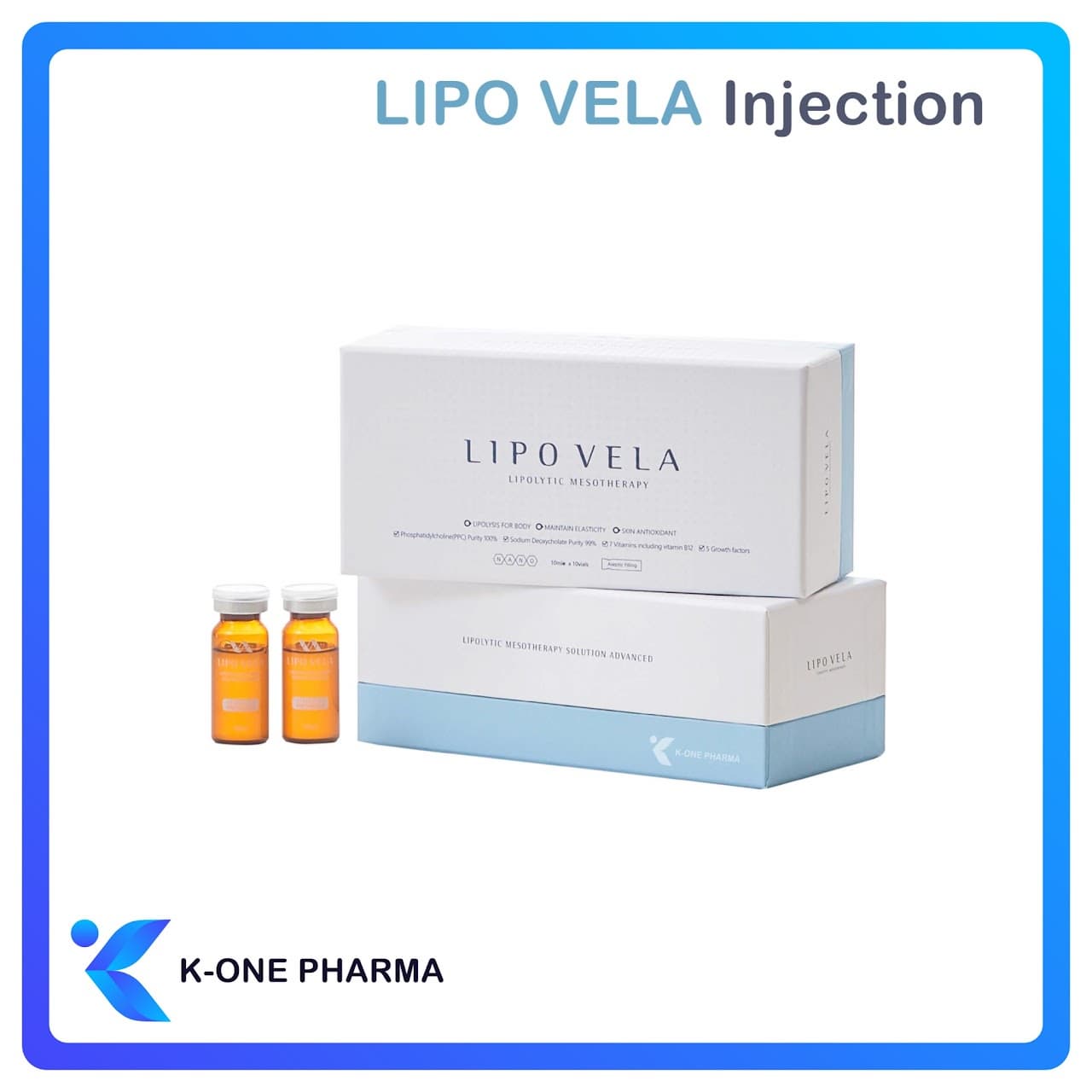 Lipovela-V Fast Fat Dissolving Solution, Kabelline, Body and Face Slimming, Lipolab, Whitening Skin