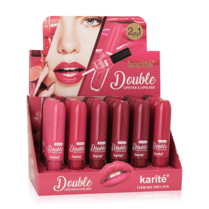 Lipstick  Non-stick Cup  Matte Lip Stick and Lip Gloss 2 in 1 for Beauty Lip