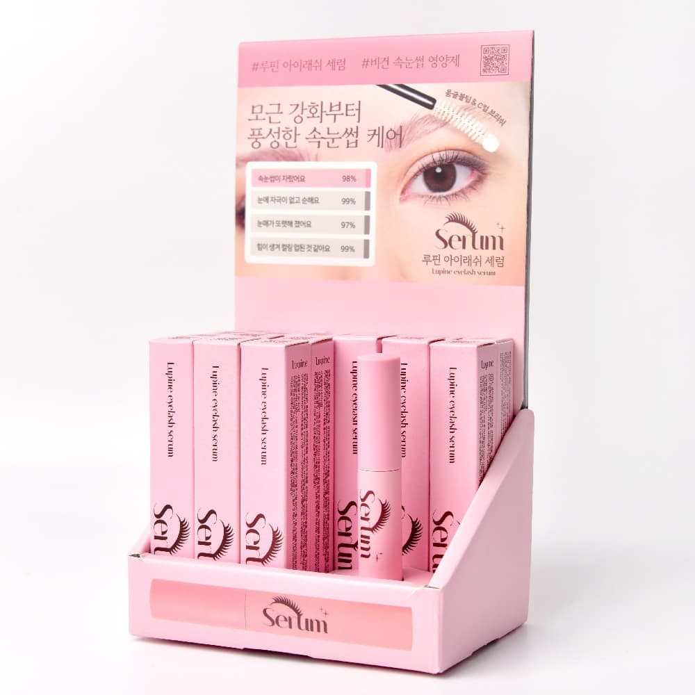 Lupine Eyelash growth Serum, lash enhancer, vegan, peptide and biotin, organic ingredients