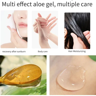 Manufacturing OEM Private Label Soothing Moisture Aloe Vera Gel 92 Percent Cosmetics for Skin Care