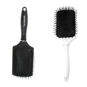 Masterlee Brand Wholesale Plastic Massage Frosted Hair Brush Plastic Bristle Hair Brush