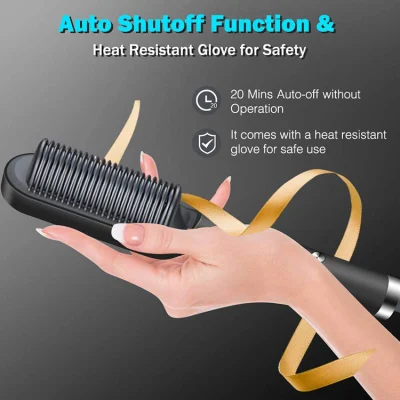 Multifunctional Hair Brush Curling Iron