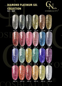 nail polish uv gel Diamond flake platinum professional Gel polish OEM&ODM wholesale nail art nail salon supplies