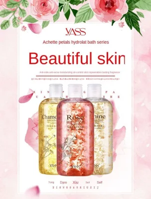 Natural Dry Flower Essence Moisturizing Decontamination Fragrance Shower Gel