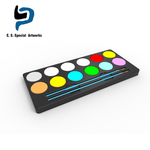 new design face paint set water based body painting supplies with 2 brushes