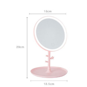 New Style Table Desktop Led Light Makeup Cosmetic Mirror