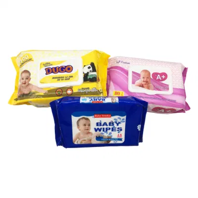 Non Woven Fabric Ultra Compact Single Use Baby Wipes