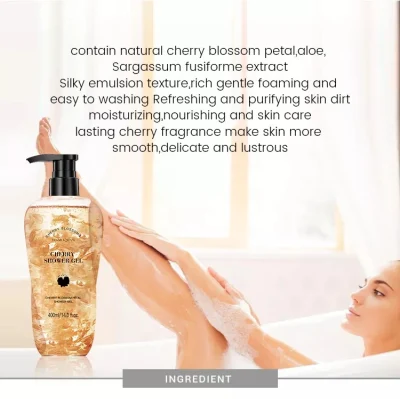 Nourishing and Soothing Skin Care Cherry Blossom Shower Gel