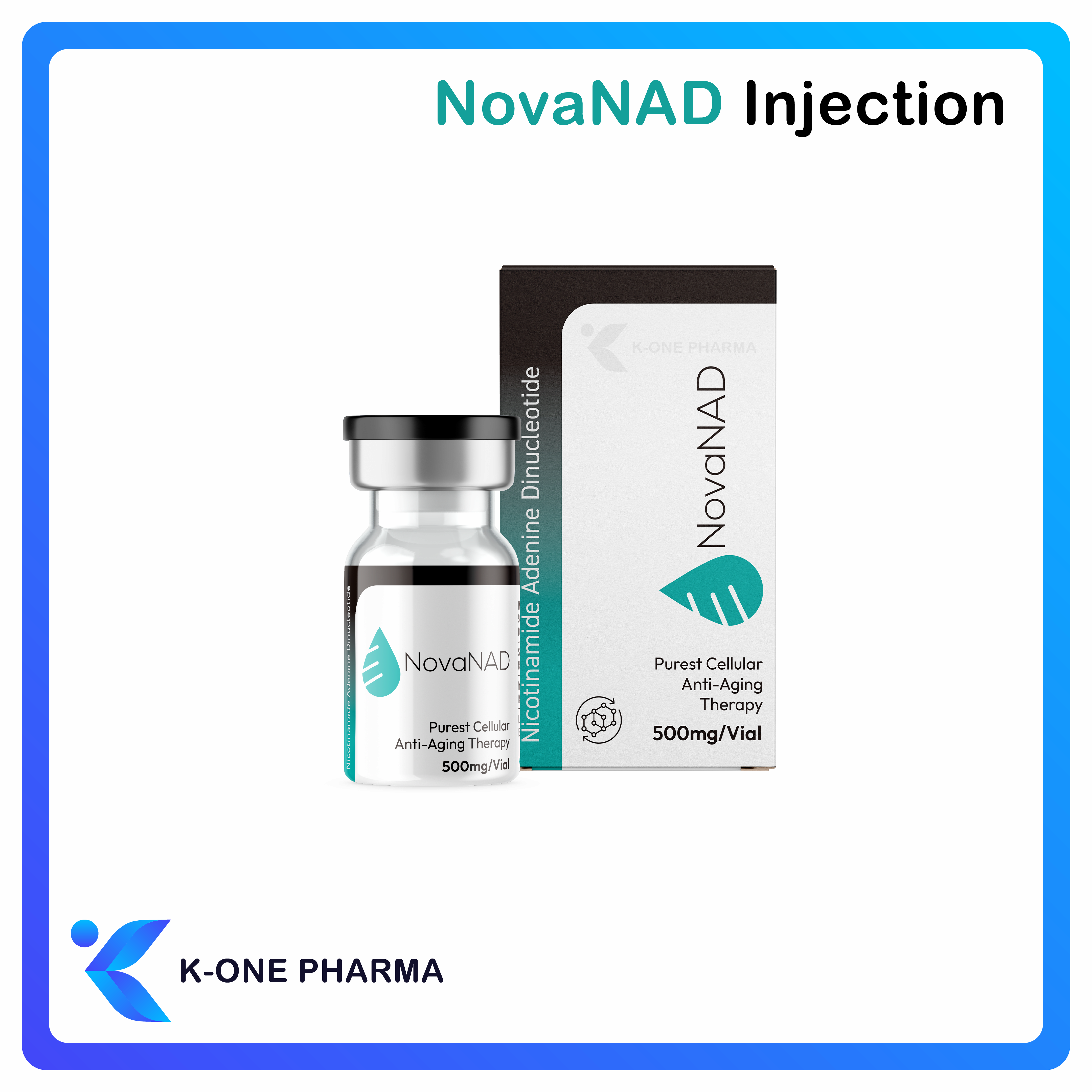 NovaNAD Purest Cellular Anti-Aging NAD Therapy Rejuvenation Skin Health Improvement