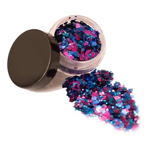 OEM Custom Private Label 3Color Festival Beauty Sparking Glitter Packaging By Jars Makeup Face Body Hair Glitter