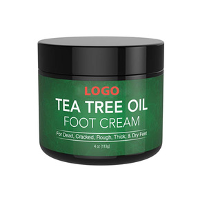 OEM Manufacturer Anti-fungal Repairing skin Moisturizing Tea Tree Oil Foot Cream Foot Care