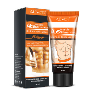 OEM/ODM ABS Stimulator Toner slimming Cream abdominal muscle cream waist size tightening flat tummy slimming cream 60ml