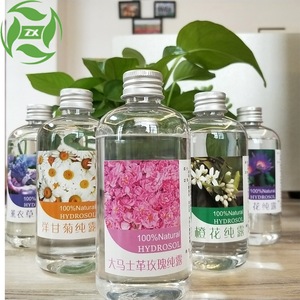 OEM/ODM Damascus rose hydrosol spray plant floral water wholesale organic moisturizing whitening hydrosol 100% pure rose water