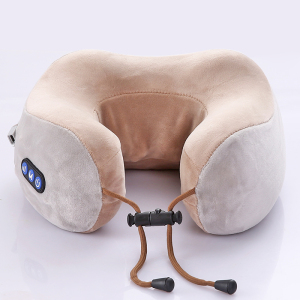 Portable Kneading Neck Massager Shoulder Rechargeable Shiatsu Neck Foam Memory Massager Pillow