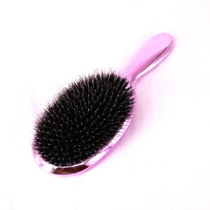 professional salon paddle hairbrush anti-static nylon mixed boar bristle hair brush