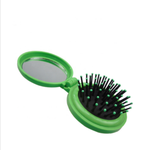 round mini pocket custom plastic hair comb accept logo