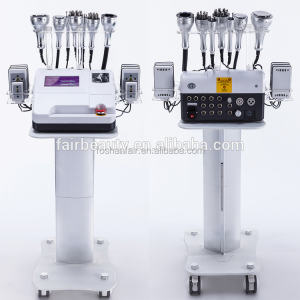 Salon use 8 in 1 warhammer 40K cavitation rf bio suction body shape  body slimming machine laser pads