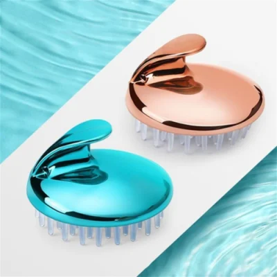 Silicone Head Body Scalp Massage Brush Shampoo Hair Washing Comb