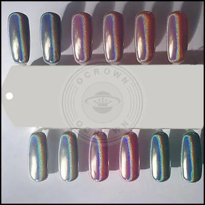 Sugar Magpie Holographic Glitter Powder Nail Art Manicure Chrome Pigment