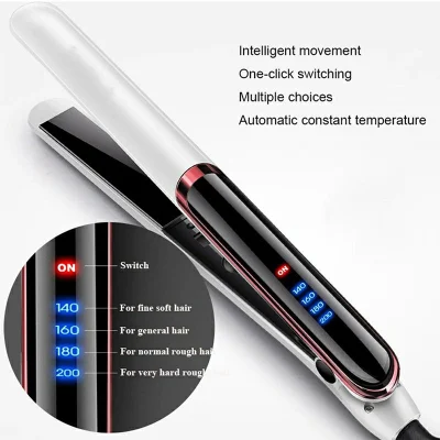 Titanium Plate Negative Ion Anion Curling Flat Iron