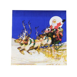 TOP Sale OEM Design Smooth Christmas Series Cheap Napkins