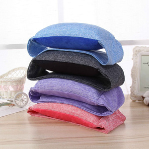 Travel cervical pillow portable travel integrated multi-function 2 in 1 neck eyemask pillow