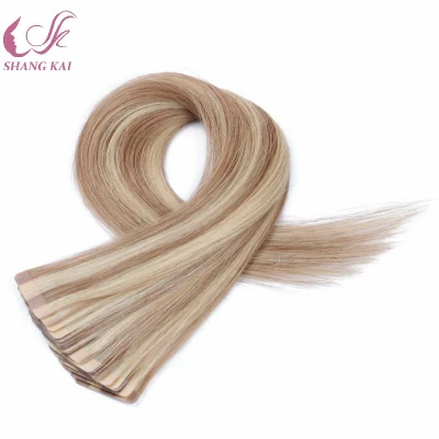 Wholesale Brazilian Remy Silk Straight Virgin Tape Hair Extension