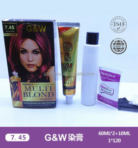 Wholesale professional hair color brand names with peroxide