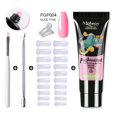 Wholesales Hard Painting Soak -off UV LED Gel Polish Poly Gel Nail Builder Kit Acrylic Gel Nail Extension Kit