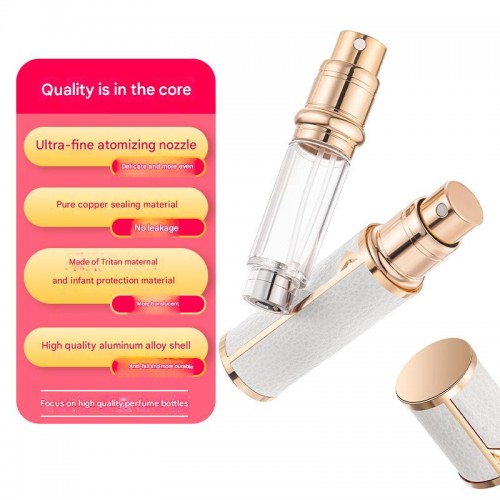 Mini High-end 5ML Travel Portable Spray Perfume Sub-empty Bottle With Bottom Self-pump