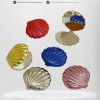 Pocket Shell-shaped Zinc Alloy Cosmetic Foldable Makeup Mirror