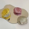 Pocket Shell-shaped Zinc Alloy Cosmetic Foldable Makeup Mirror