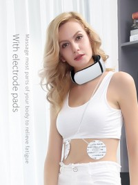 High quality Mini Remote Controller Voice Intelligent Massage /  cervical neck traction magnetic therapy device