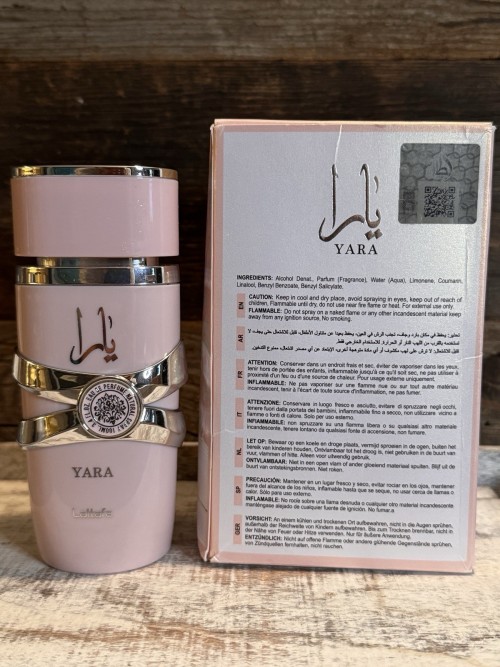 Lattafa Yara - Vanilla, Gourmand, Fruity, Floral - Eau de Parfum Long-Lasting Fragrance for Women, 3.40 Ounce / 100 ml