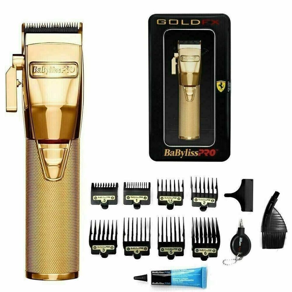 Babyliss Pro Gold Metal Cord/Cordless Hair Clipper - BRAND NEW