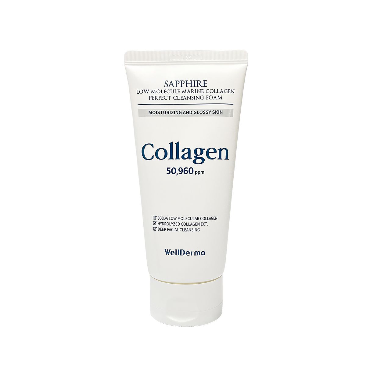 WellDerma Sapphire low molecule collagen perfect cleansing foam