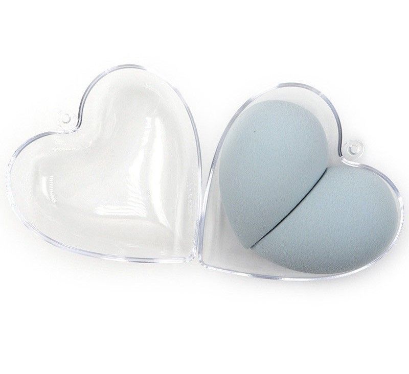 New Arrivals Cosmetic Makeup Sponge Transparent Makeup Sponge Holder / Case