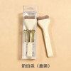 Premium Flat-Edge Facial Mask Brush with Metallic Handle – Wholesale Cosmetic Applicator for Skincare Brands