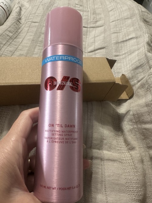 One/Size On 'Til Dawn Mattifying Waterproof Setting Spray, 3.4 fl oz