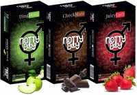 NottyBoy Fruit Flavored Condoms - 30 Count Condom Multipack