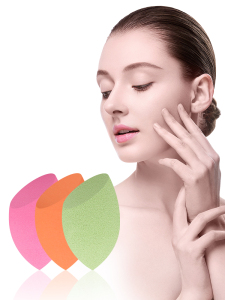 1PC Soft Facial Face Sponge Blender Foundation Puff Powder Smooth Beauty Egg Makeup Beauty Tool Kits Makeup Powder Puff pvc bag