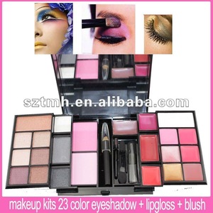 2012 Makeup kits 23 color eyeshadow + lipgloss + blush
