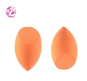 2017 hot Sell Colorful Water Droplets Shape Cosmetic Powder Foundation Sponge Puff makeup sponge